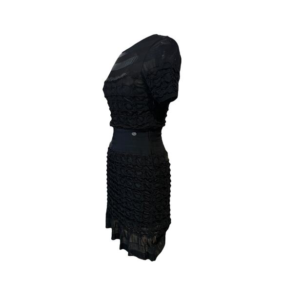Chanel Stretch Mini Dress - Textured Ruffle - Picture 7 of 7